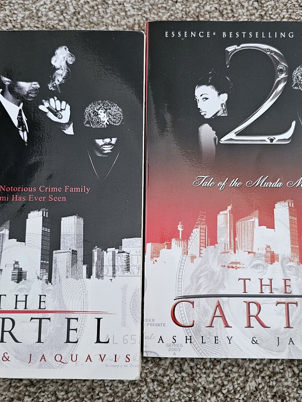 Loot Of BOOKS..The Cartel 2 Paperback Set - Black & Red Covers